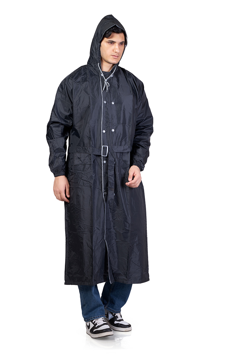 39A Reversible SOLITAIRE ( Nylon ) Mens Raincoat Minister Rain Wear