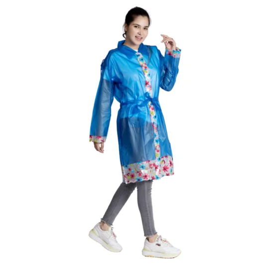 13W FIRE N ICE  PVC Womens Short Raincoat