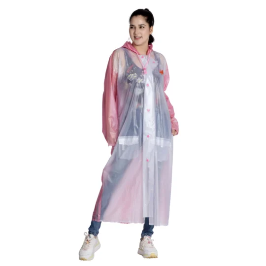 15W FANTASY PVC Zip Womens Raincoat