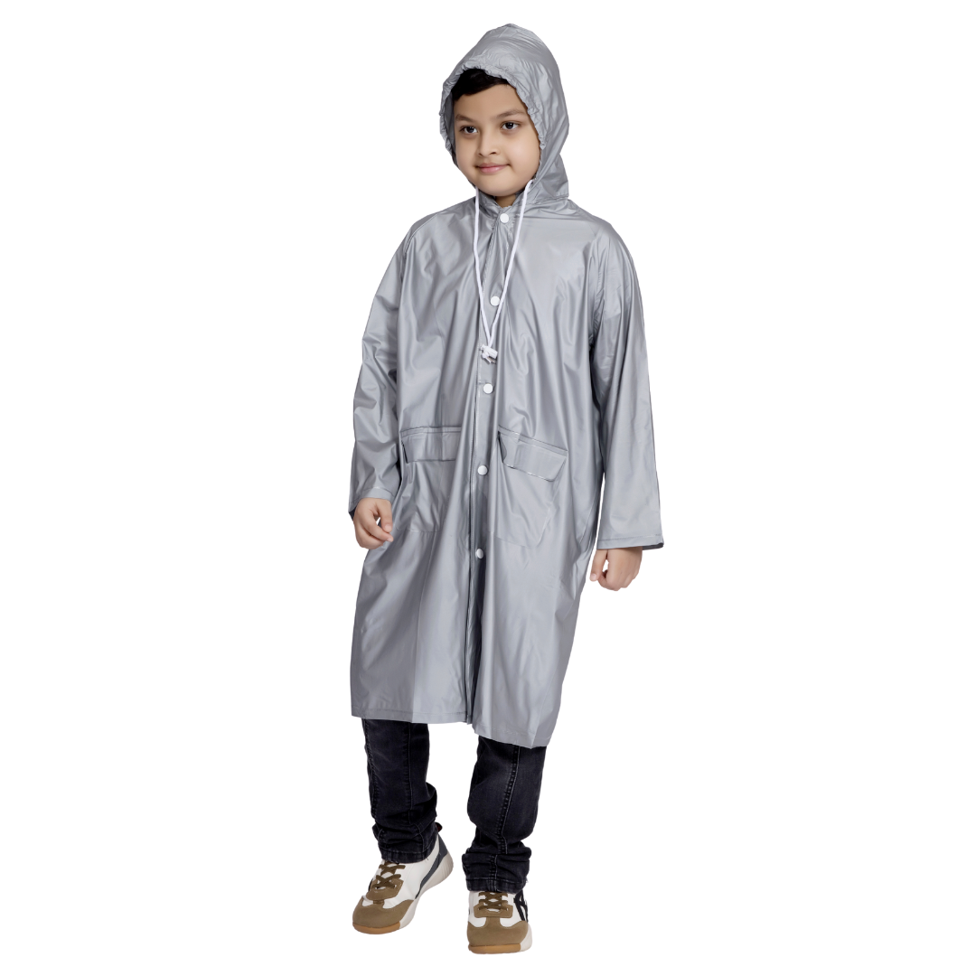 21K ECONOMY Plain PVC Kids Raincoat - Image 28