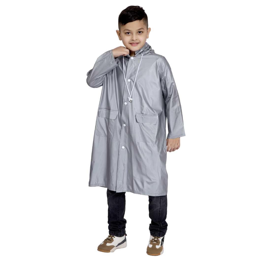 21K ECONOMY Plain PVC Kids Raincoat - Image 26