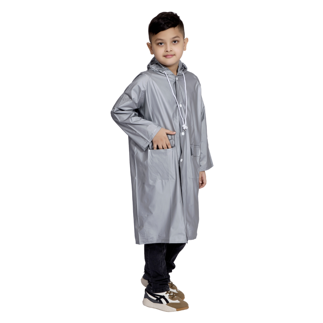 21K ECONOMY Plain PVC Kids Raincoat - Image 25