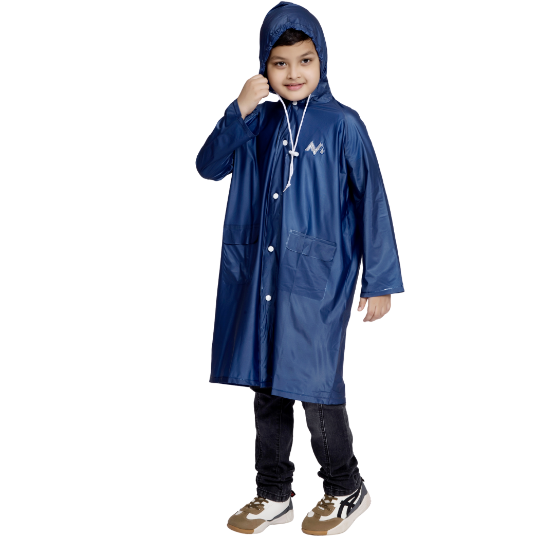 21K ECONOMY Plain PVC Kids Raincoat - Image 21