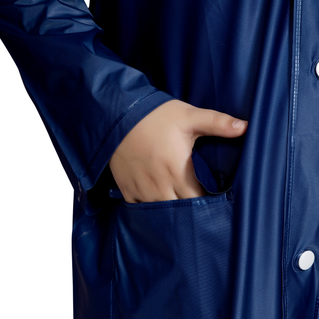21K ECONOMY Plain PVC Kids Raincoat - Image 16
