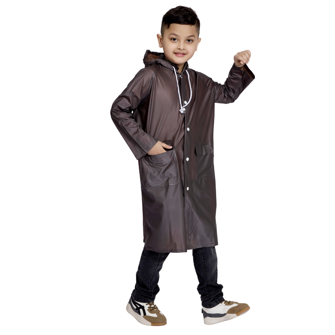 21K ECONOMY Plain PVC Kids Raincoat - Image 13