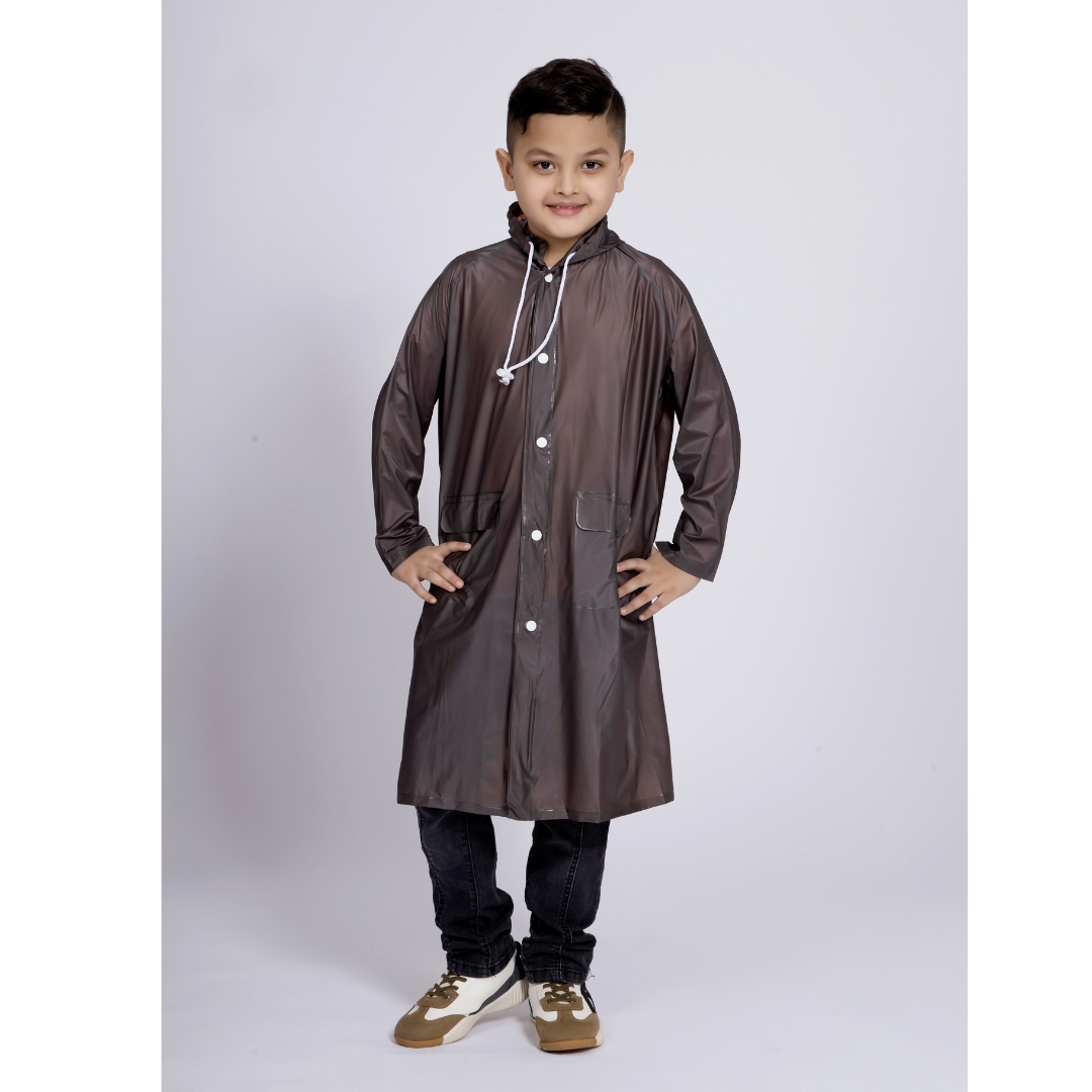 21K ECONOMY Plain PVC Kids Raincoat - Image 12
