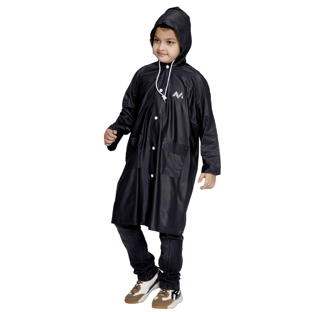 21K ECONOMY Plain PVC Kids Raincoat - Image 7