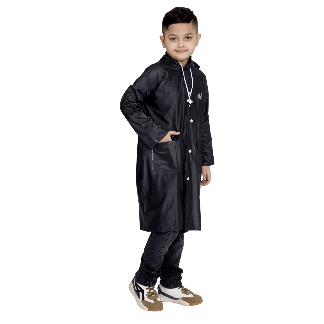 21K ECONOMY Plain PVC Kids Raincoat - Image 6