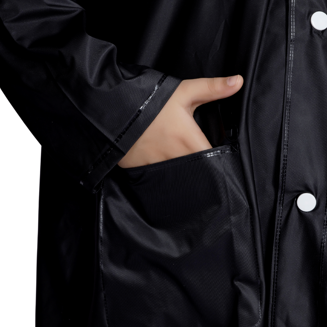 21K ECONOMY Plain PVC Kids Raincoat - Image 3