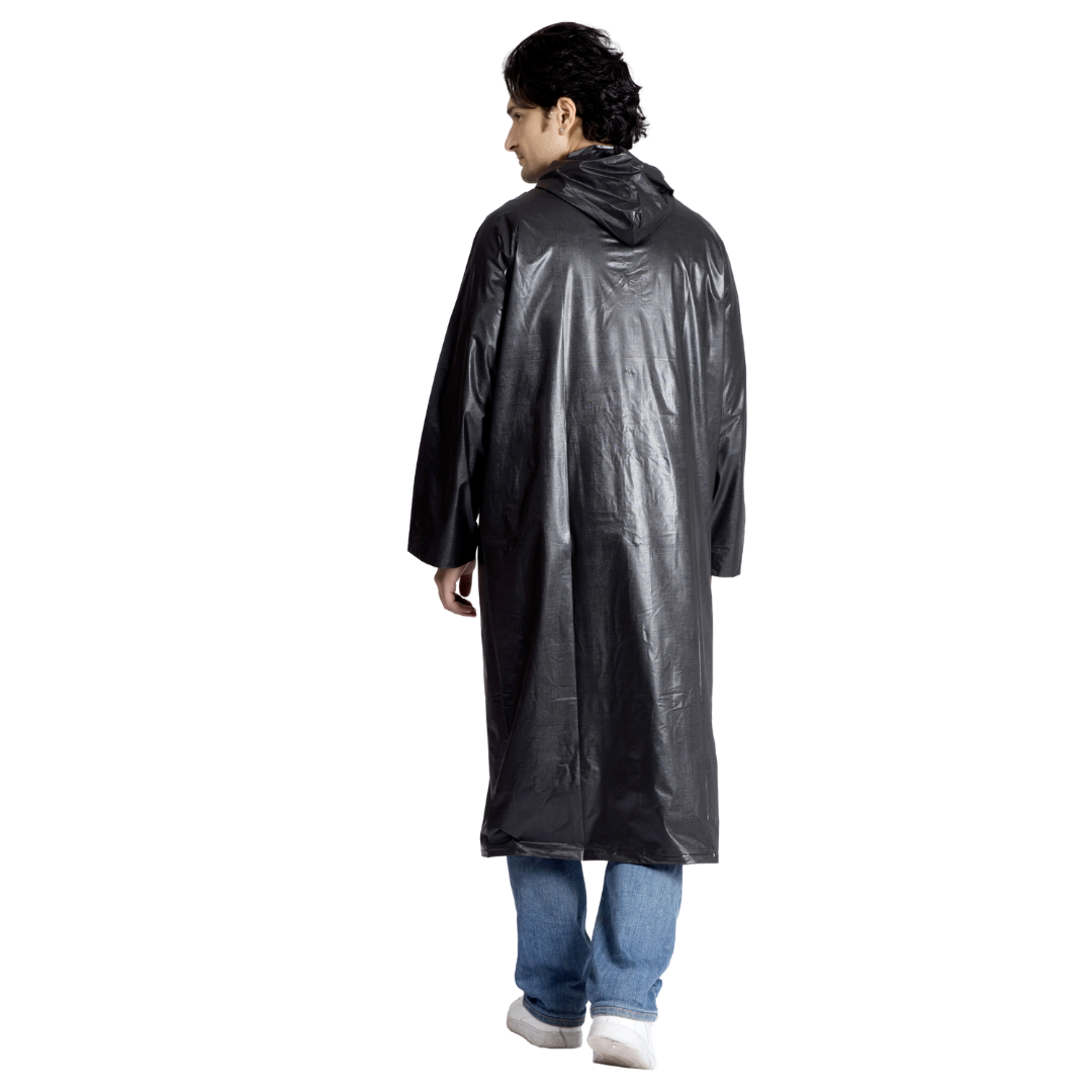 21M ECONOMY Plain PVC Mens Raincoat - Image 34