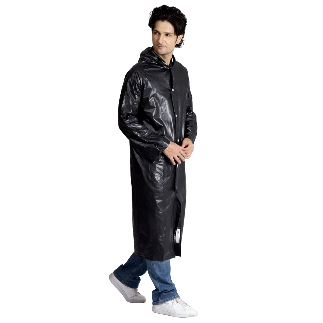 21M ECONOMY Plain PVC Mens Raincoat - Image 33