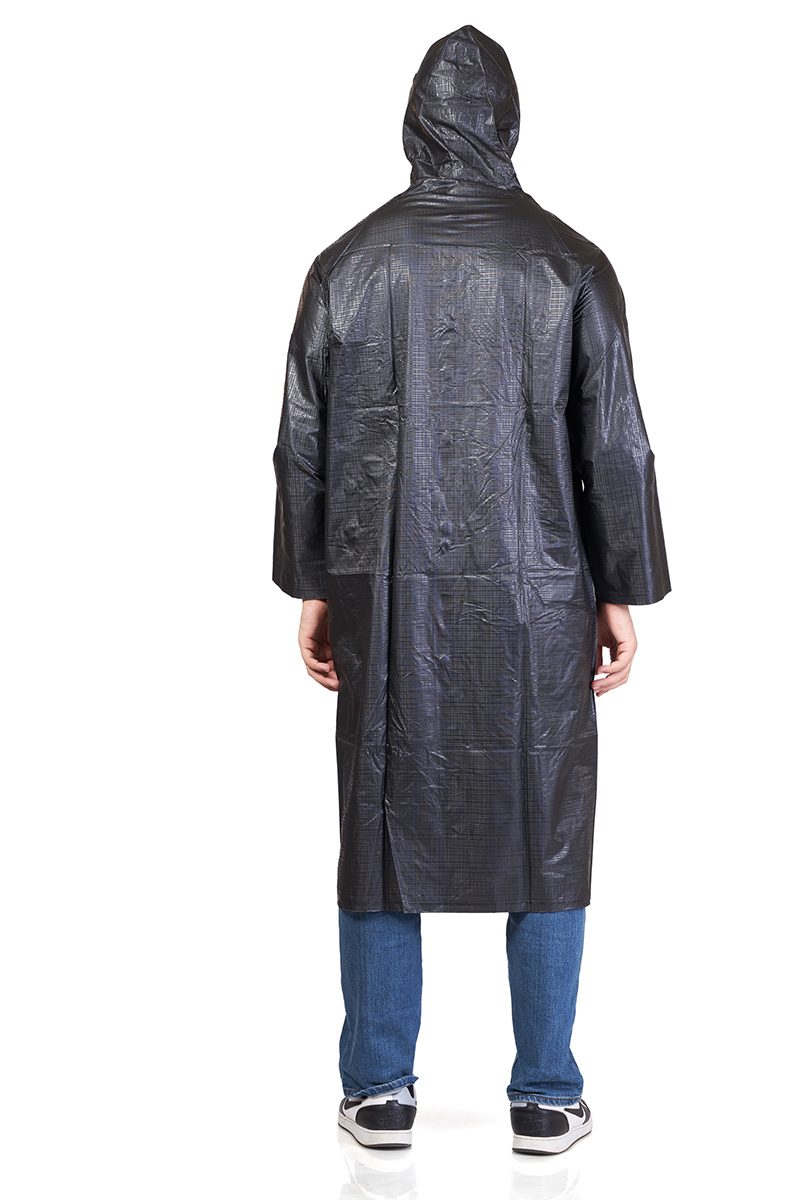 21M ECONOMY Plain PVC Mens Raincoat - Image 7