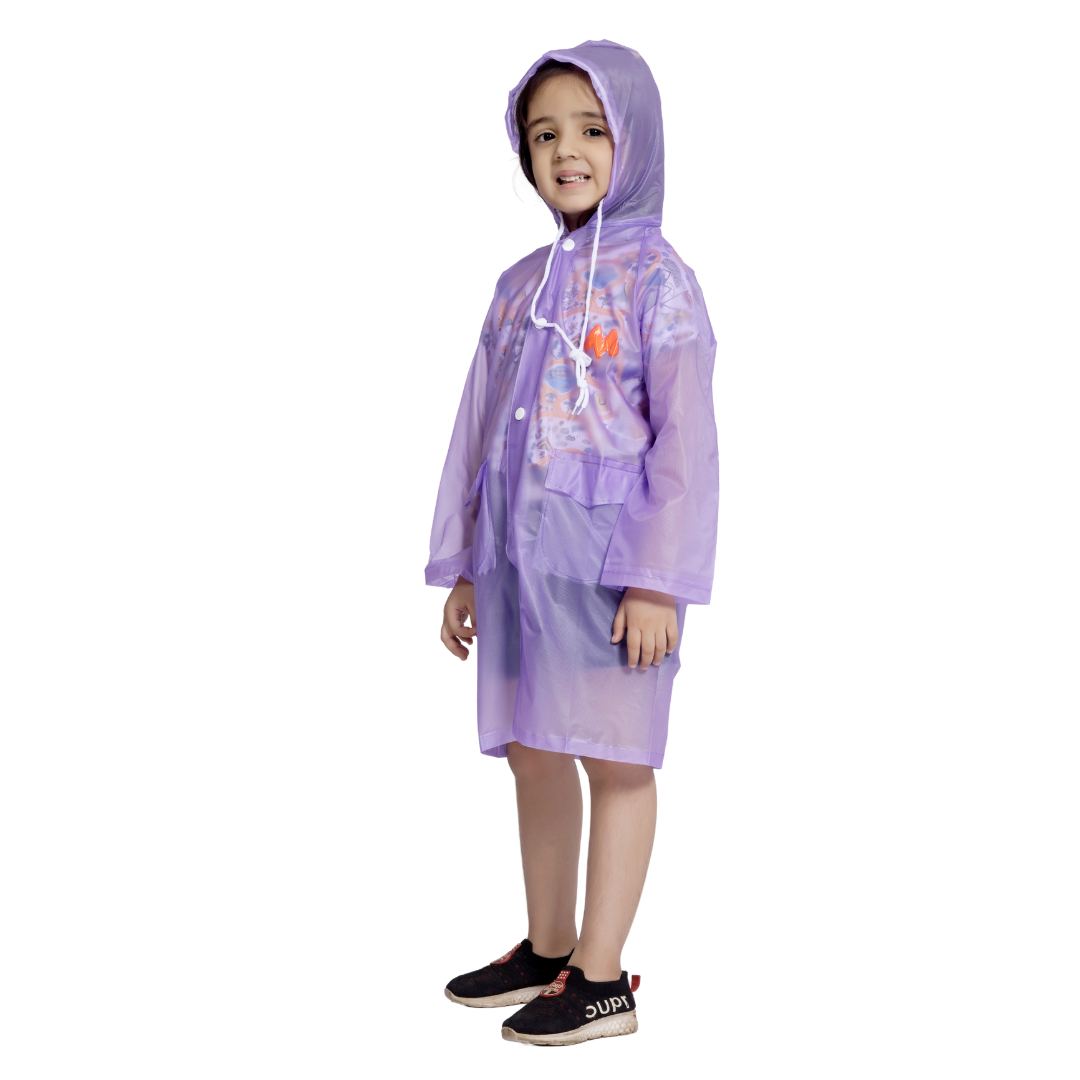 22K ECONOMY Trans PVC Kids Raincoat - Image 7
