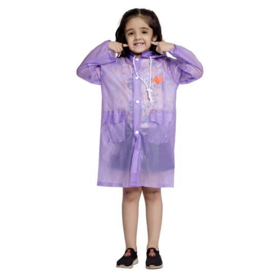 22K ECONOMY Trans PVC Kids Raincoat