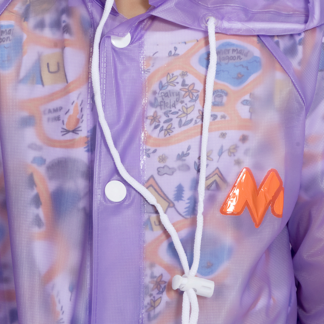 22K ECONOMY Trans PVC Kids Raincoat - Image 2