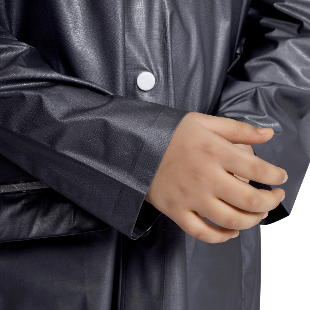 2K CRYSTAL Plain PVC ( Pleat ) Kids Raincoat - Image 26