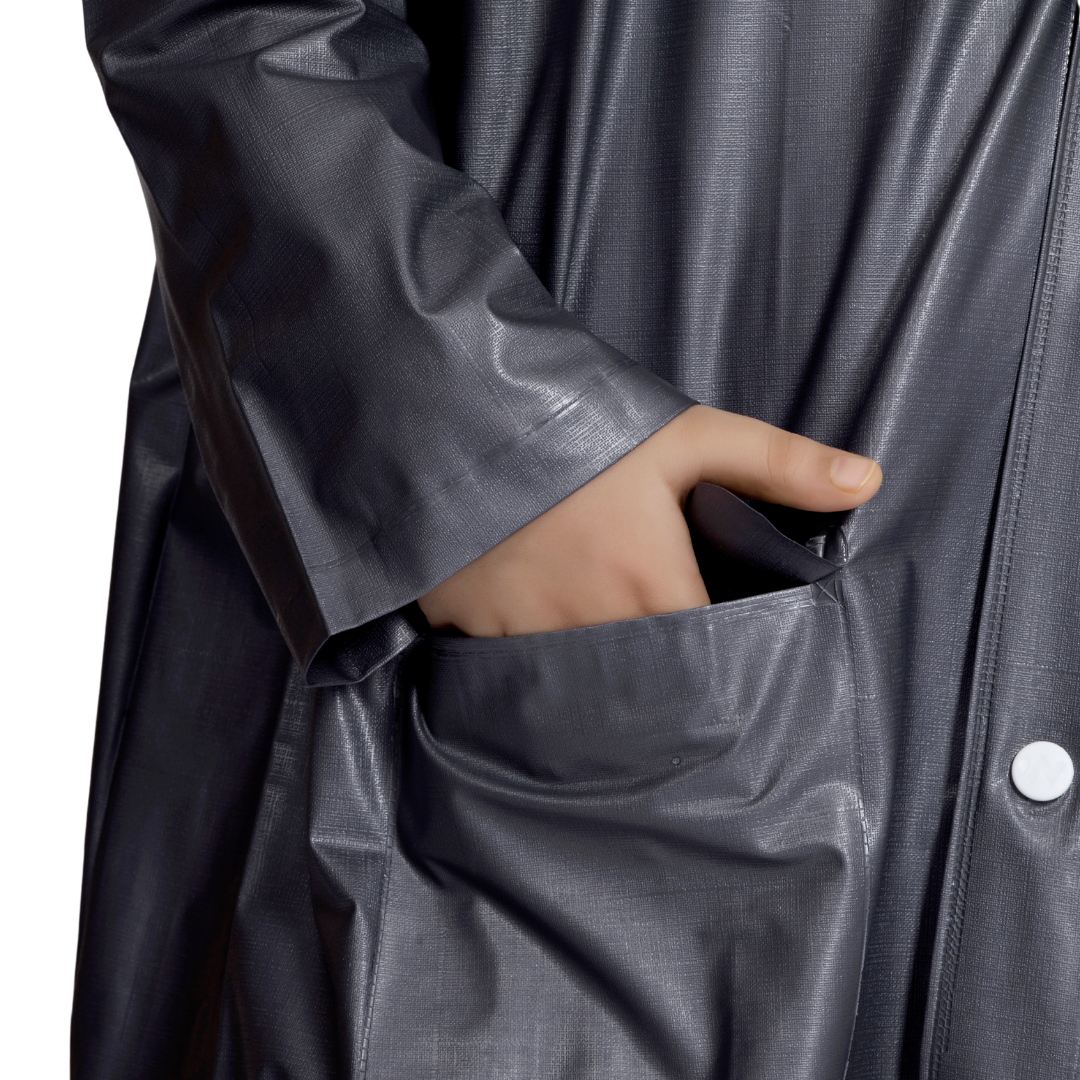 2K CRYSTAL Plain PVC ( Pleat ) Kids Raincoat - Image 24