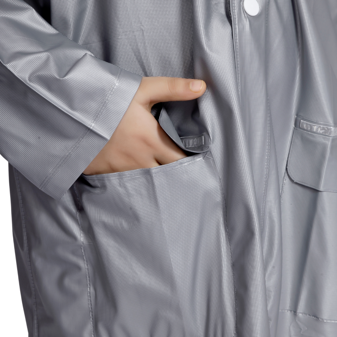 2K CRYSTAL Plain PVC ( Pleat ) Kids Raincoat - Image 23