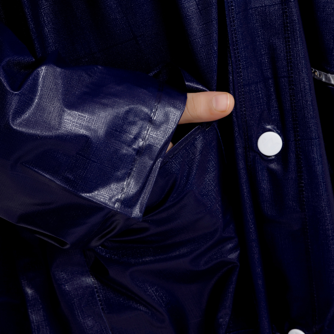 2K CRYSTAL Plain PVC ( Pleat ) Kids Raincoat - Image 19