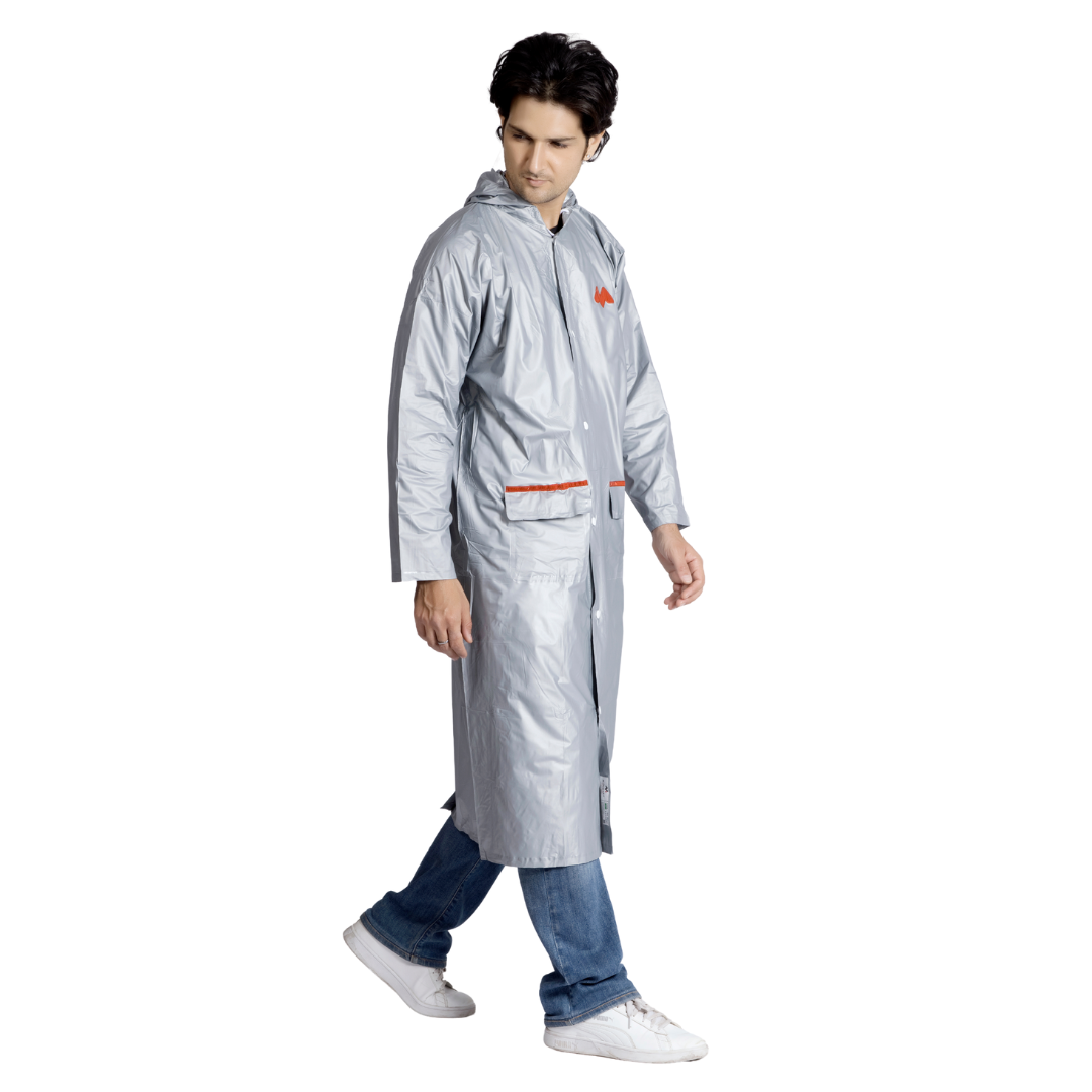 2M CRYSTAL Plain PVC Mens Raincoat - Image 35