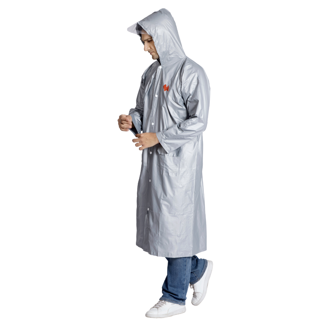 2M CRYSTAL Plain PVC Mens Raincoat - Image 33