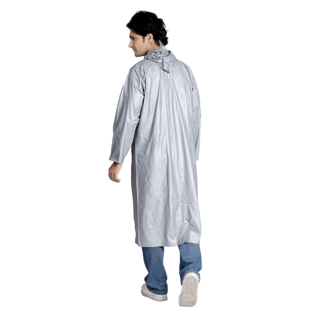 2M CRYSTAL Plain PVC Mens Raincoat - Image 32
