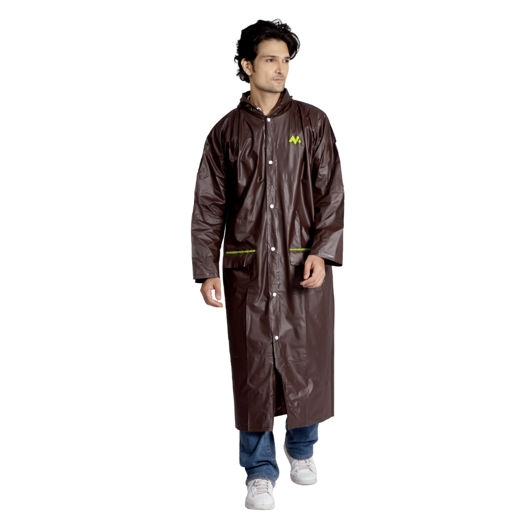 2M CRYSTAL Plain PVC Mens Raincoat - Image 28