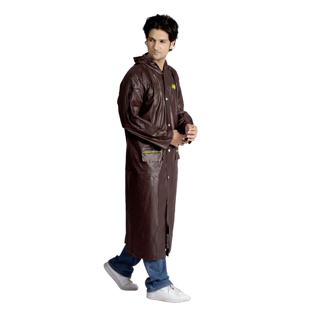 2M CRYSTAL Plain PVC Mens Raincoat - Image 27