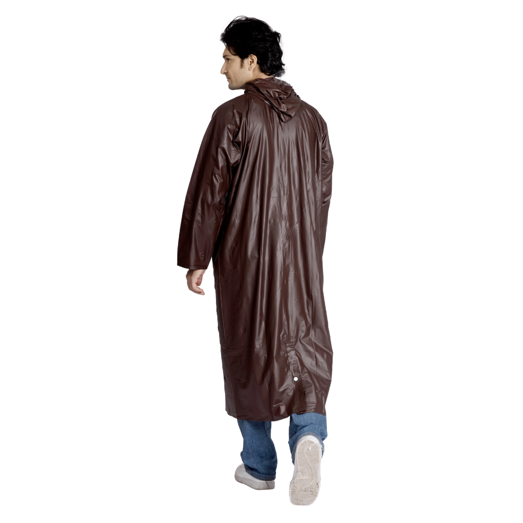 2M CRYSTAL Plain PVC Mens Raincoat - Image 25