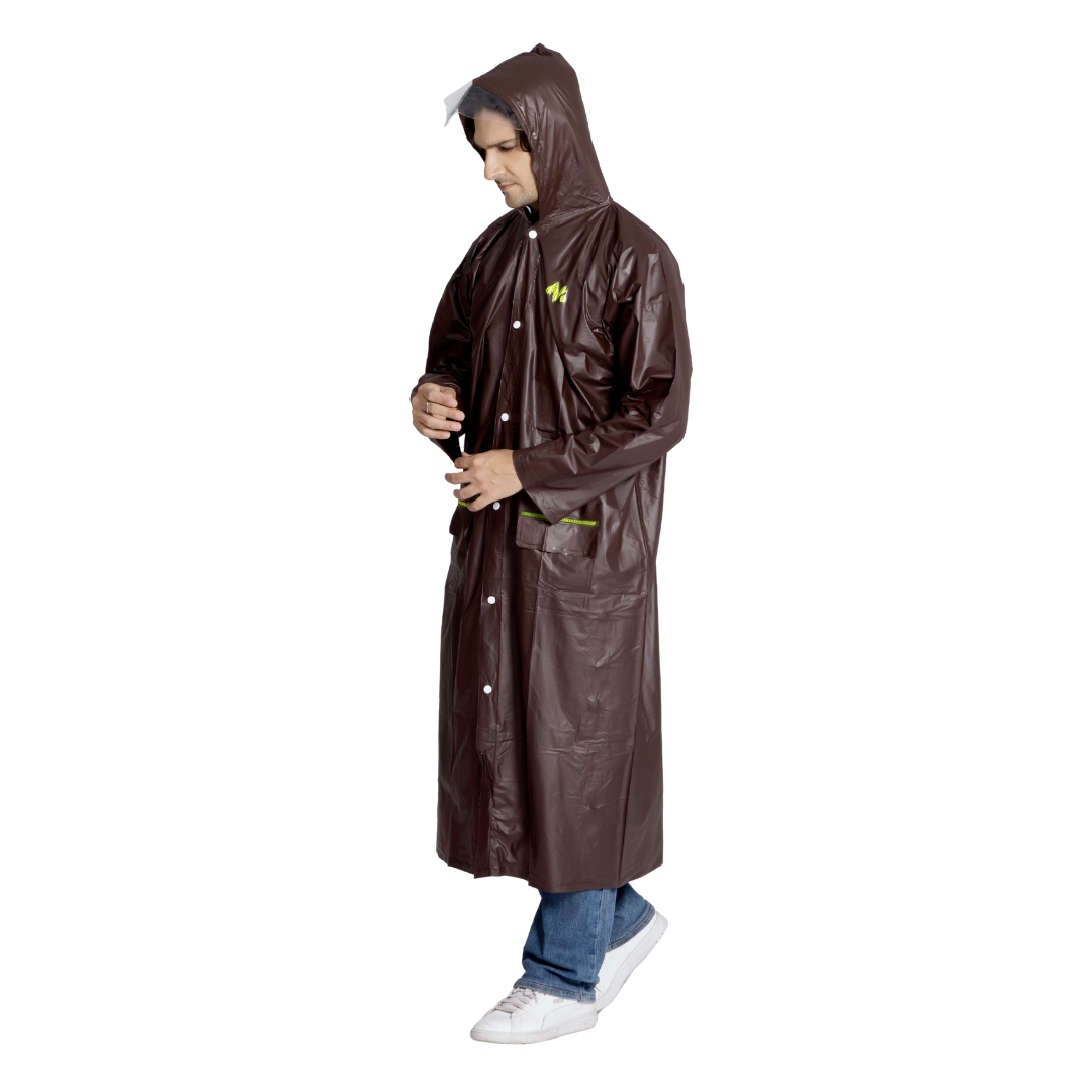 2M CRYSTAL Plain PVC Mens Raincoat - Image 25