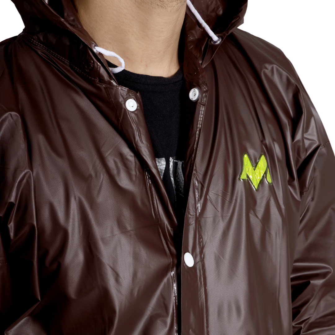2M CRYSTAL Plain PVC Mens Raincoat - Image 22
