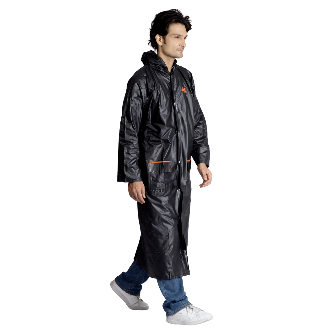 2M CRYSTAL Plain PVC Mens Raincoat - Image 20