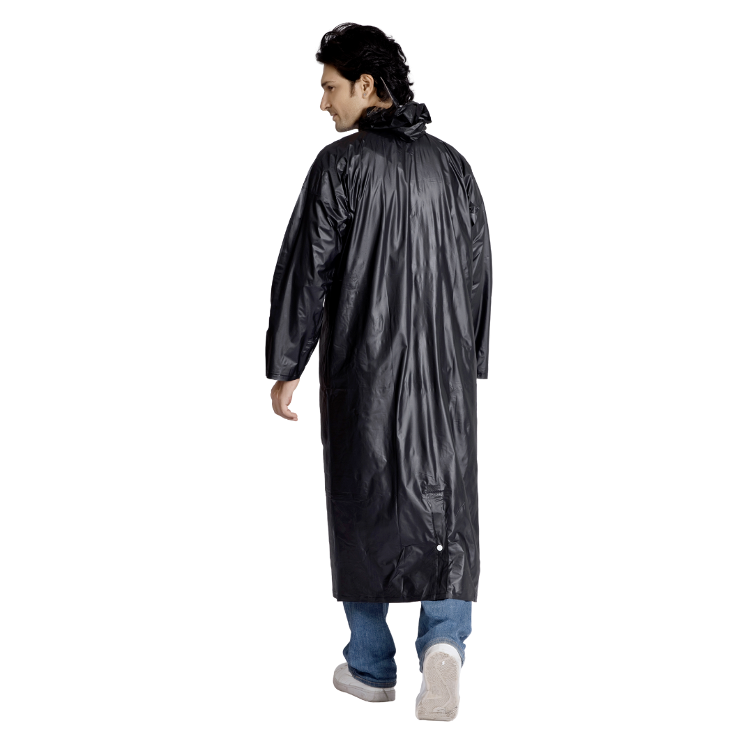 2M CRYSTAL Plain PVC Mens Raincoat - Image 18