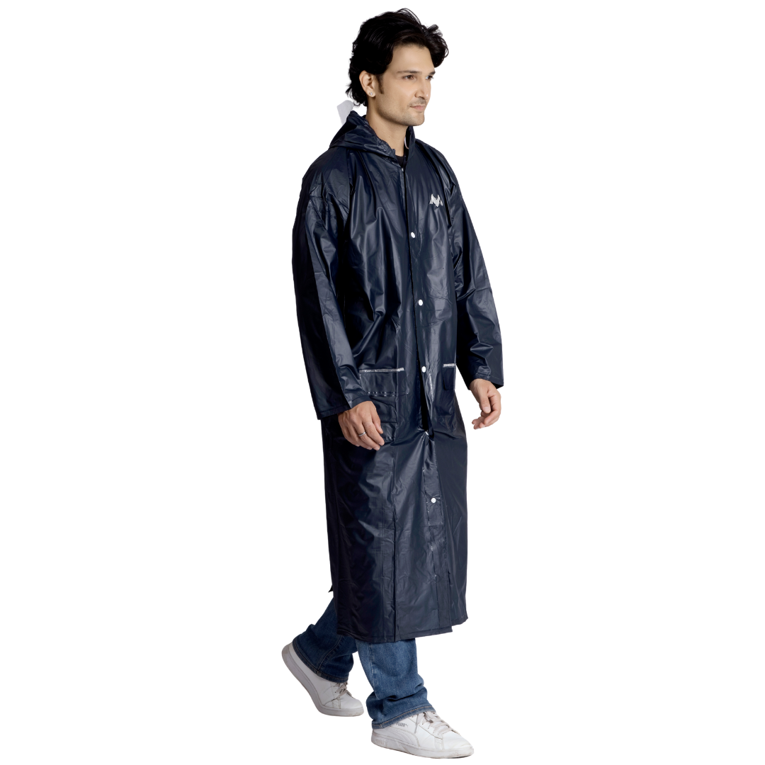 2M CRYSTAL Plain PVC Mens Raincoat - Image 13