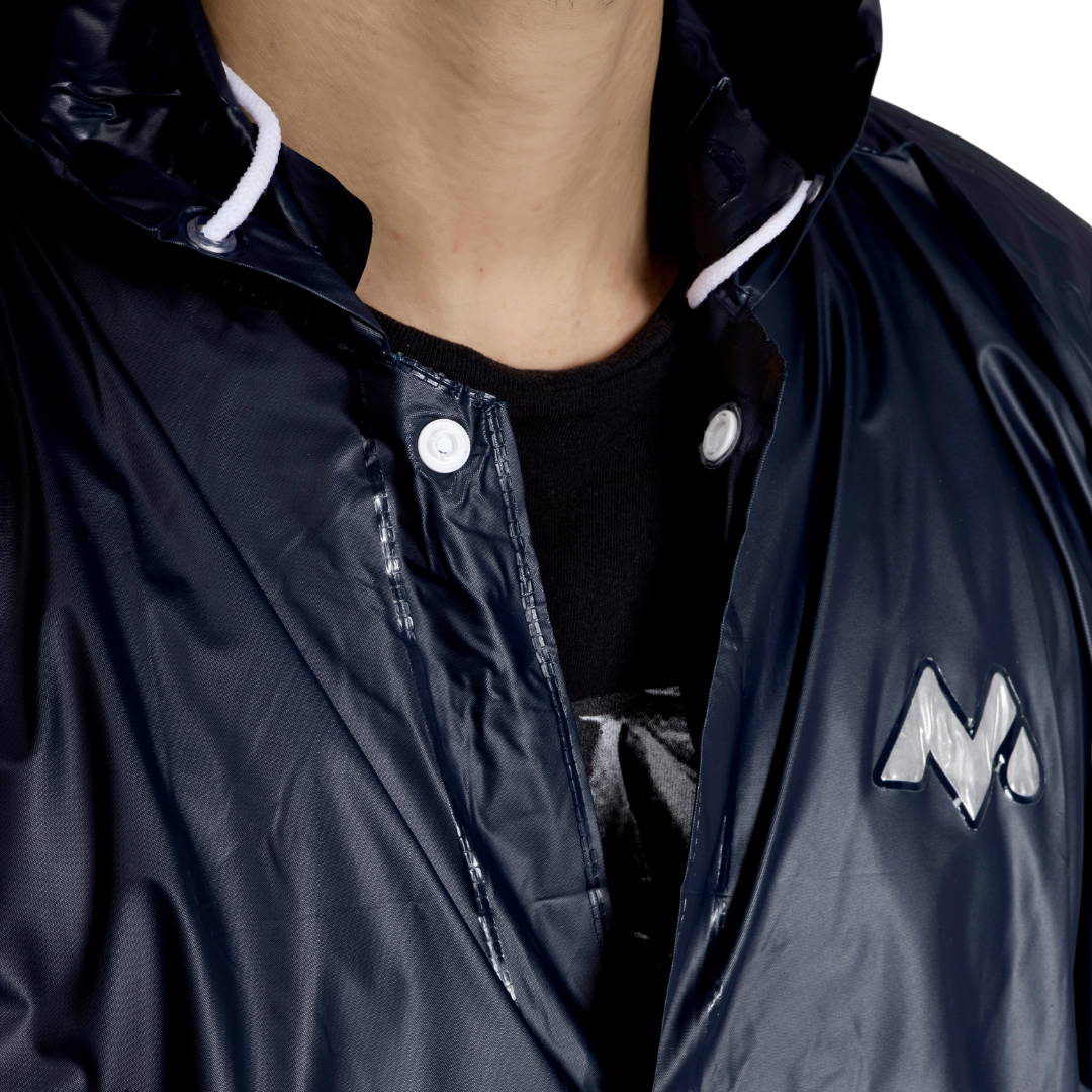 2M CRYSTAL Plain PVC Mens Raincoat - Image 10