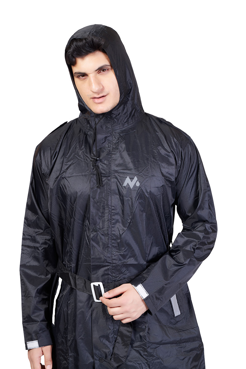 34M CARLOS Taping Short Raincoat - Image 46