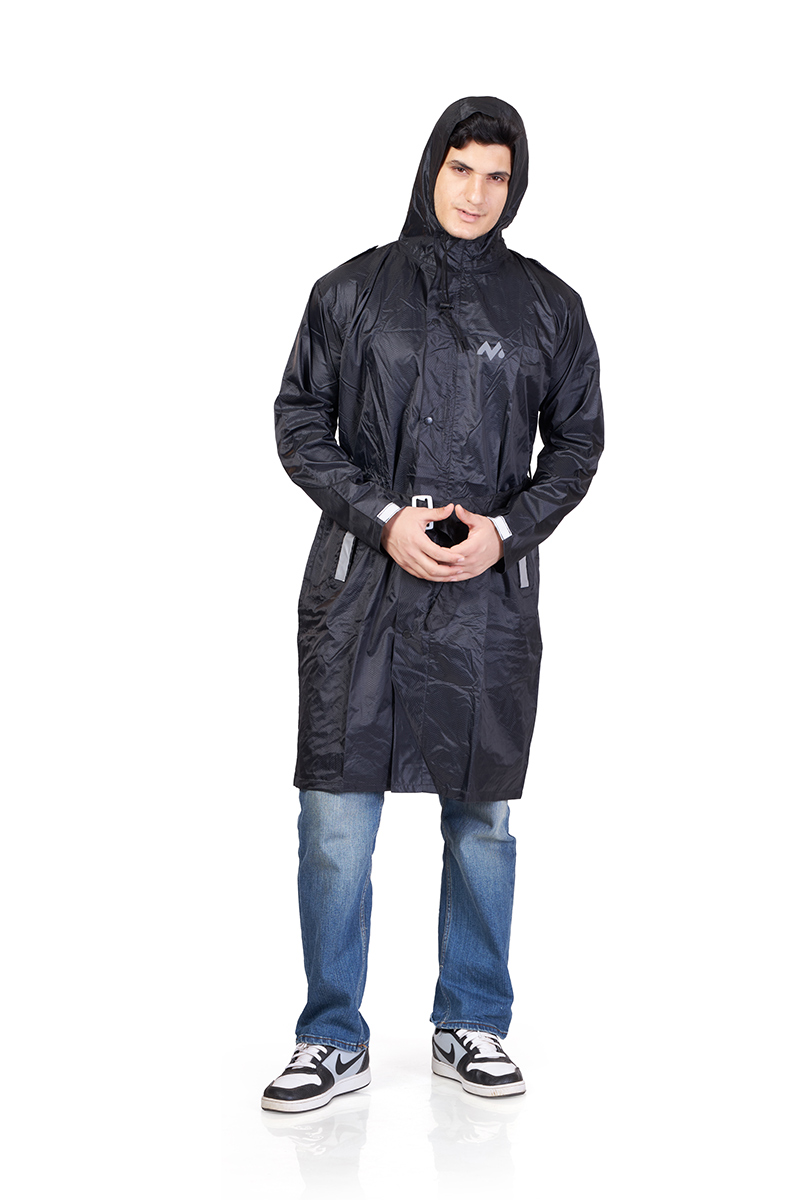 34M CARLOS Taping Short Raincoat - Image 45