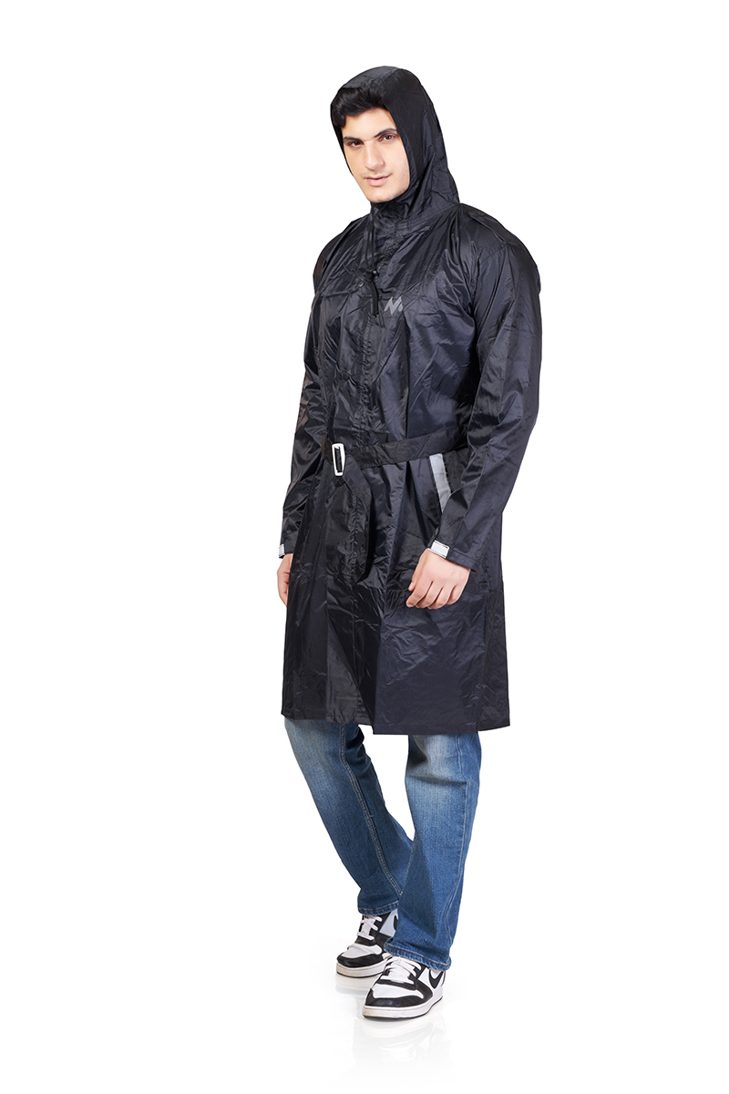 34M CARLOS Taping Short Raincoat - Image 44