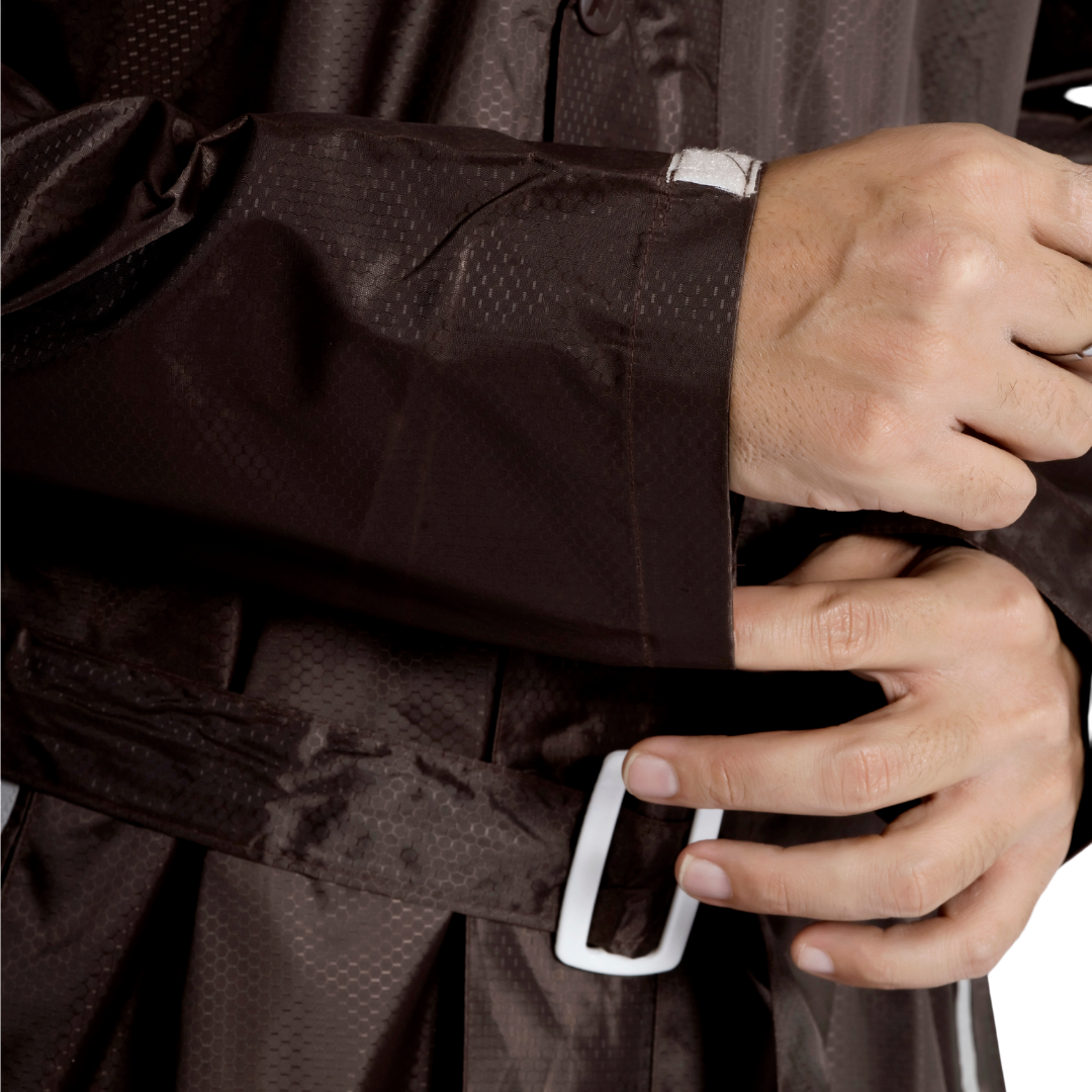 34M CARLOS Taping Short Raincoat - Image 41