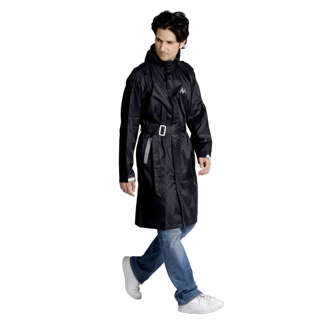 34M CARLOS Taping Short Raincoat - Image 35