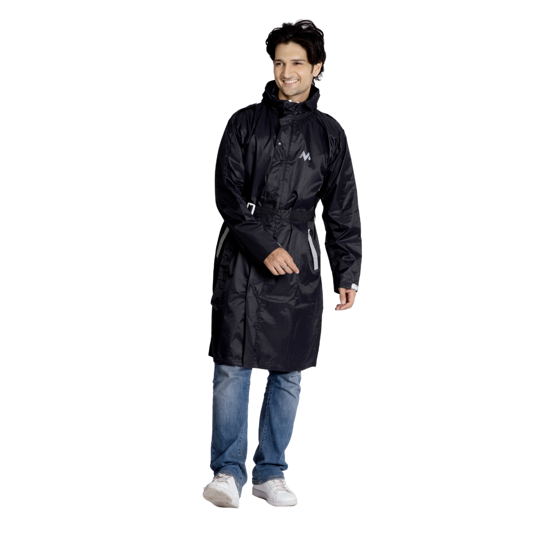 34M CARLOS Taping Short Raincoat - Image 34