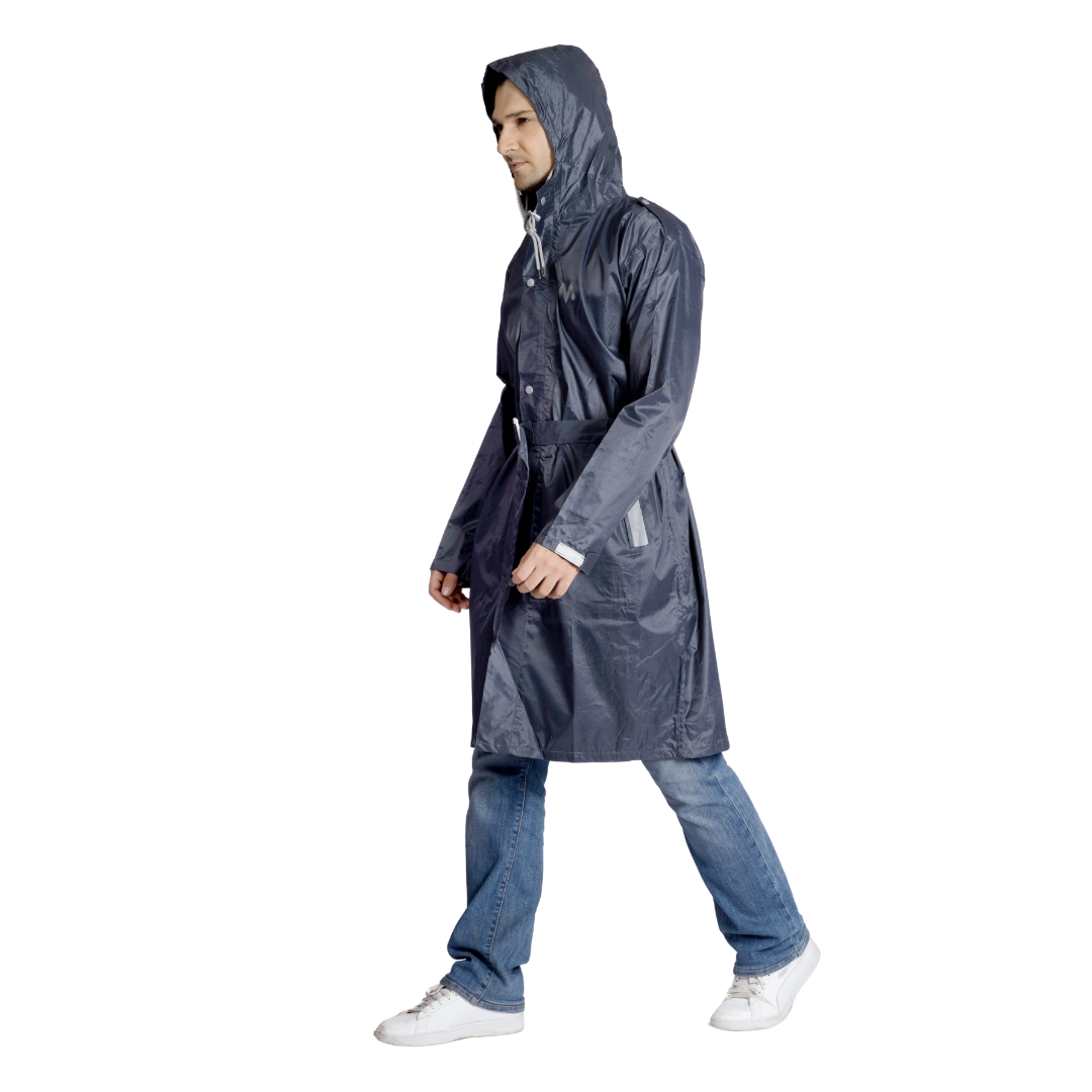 34M CARLOS Taping Short Raincoat - Image 26