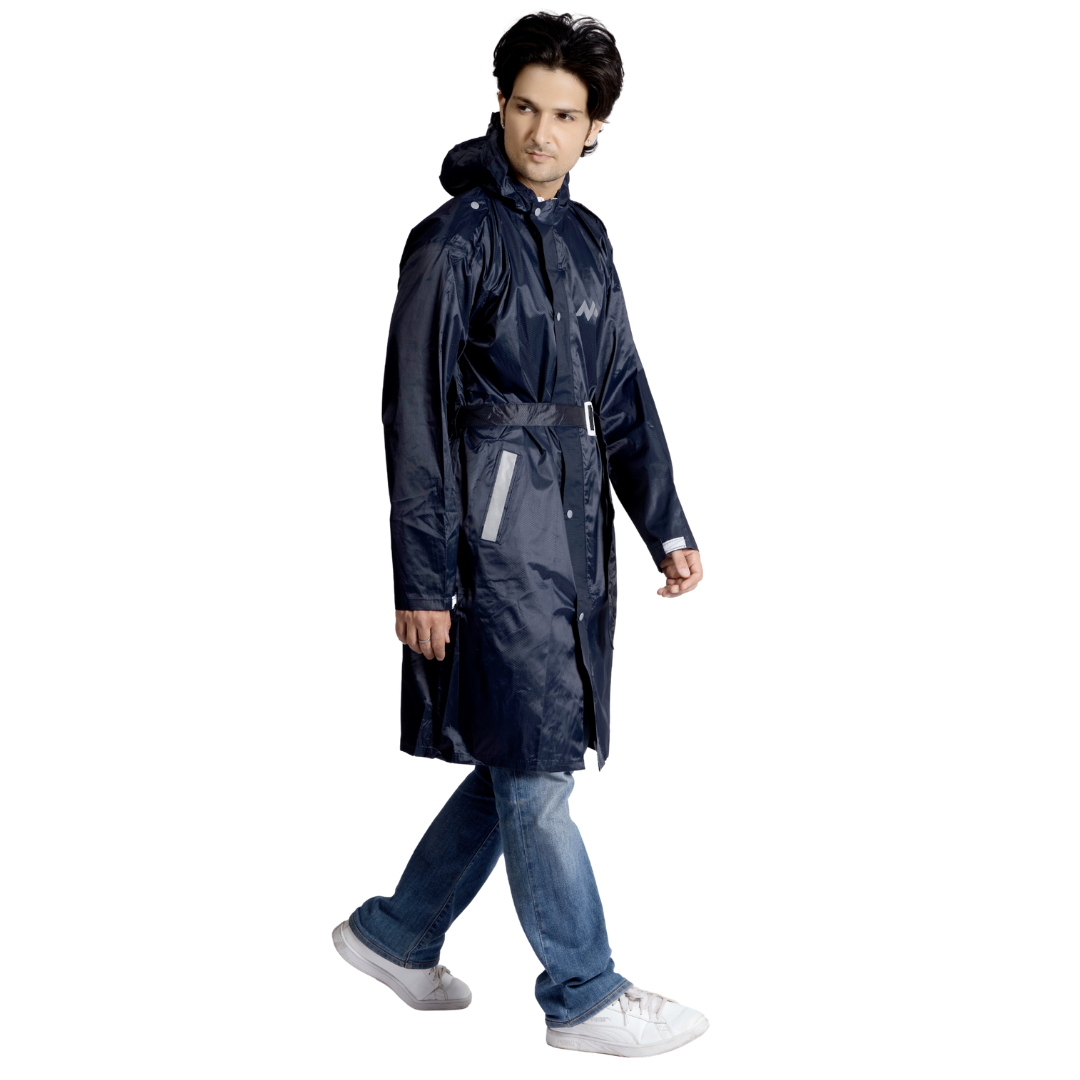 34M CARLOS Taping Short Raincoat
