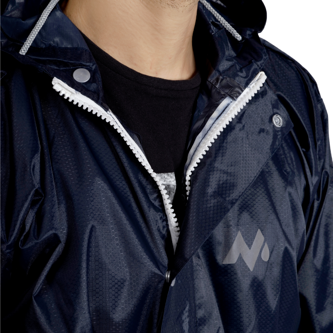 34M CARLOS Taping Short Raincoat - Image 19
