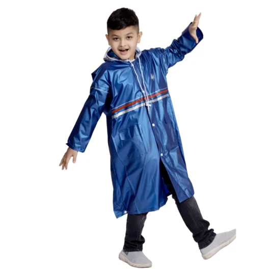 4K Supreme Plain PVC Kids Raincoat