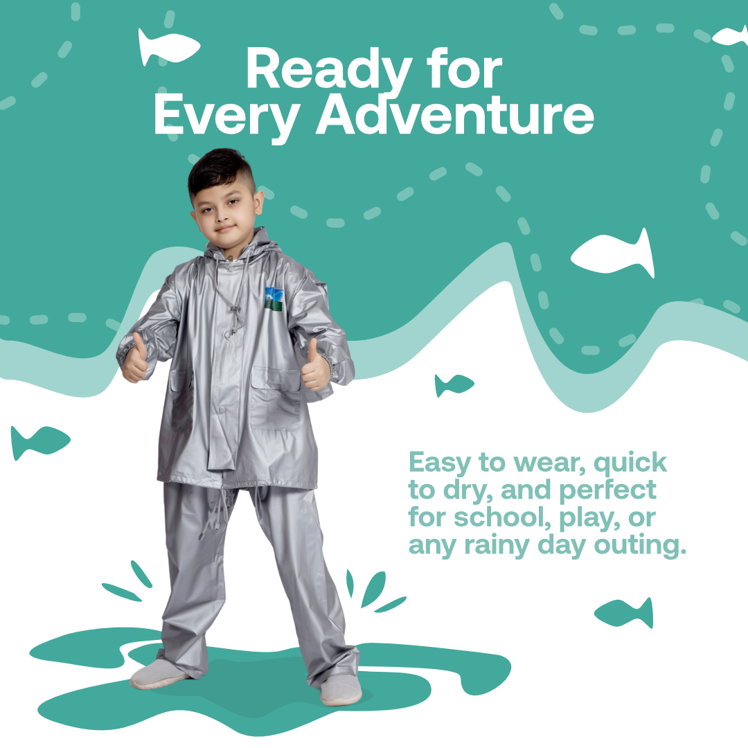 57K SUPREME PVC ( Bag ) Kids Rainsuit - Image 6