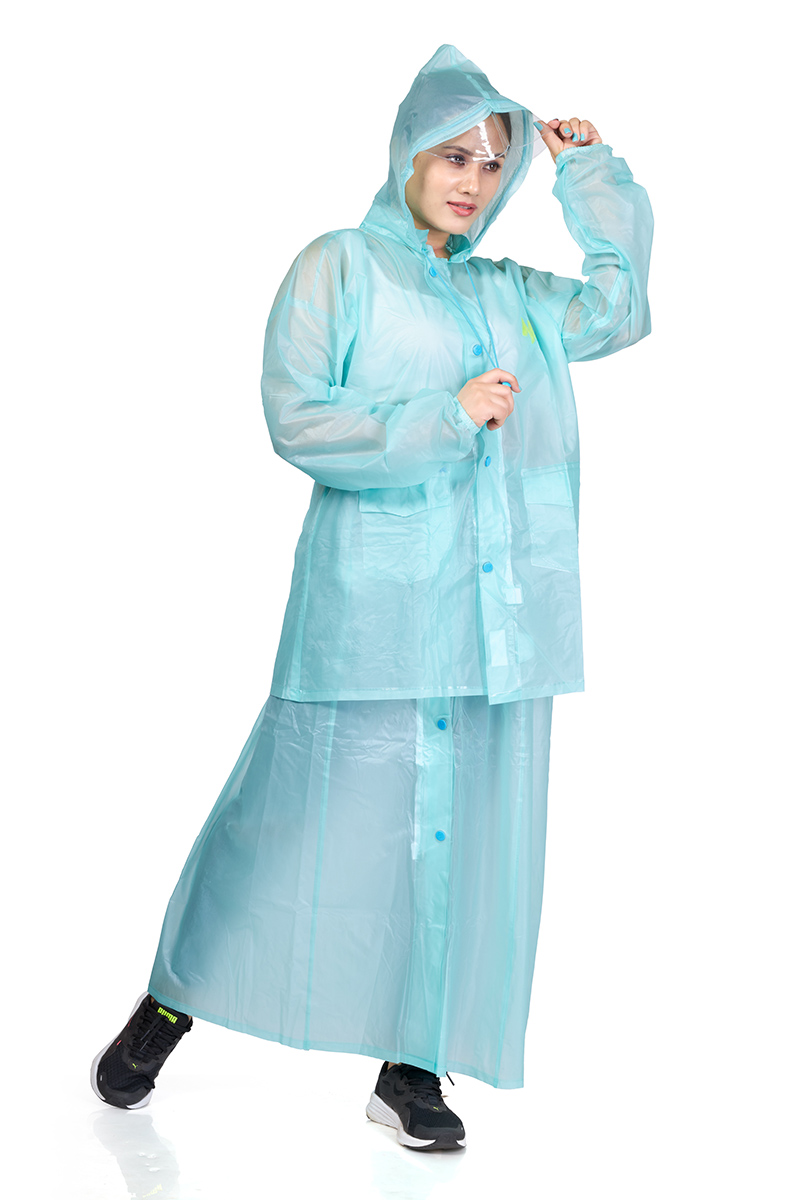 62W SPLASH PVC Womens Skirt Top Rainsuit - Image 46