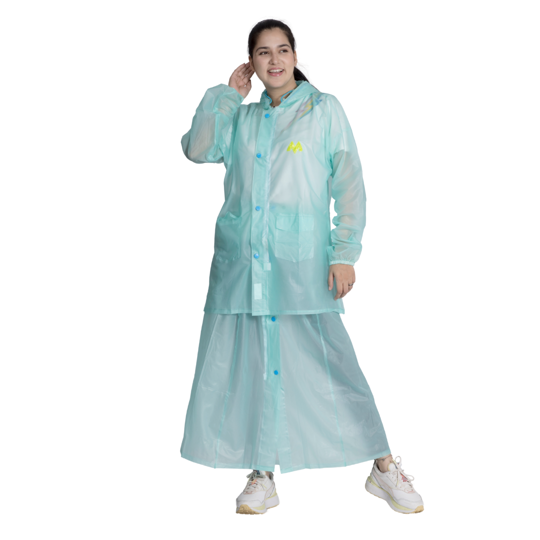 62W SPLASH PVC Womens Skirt Top Rainsuit - Image 44