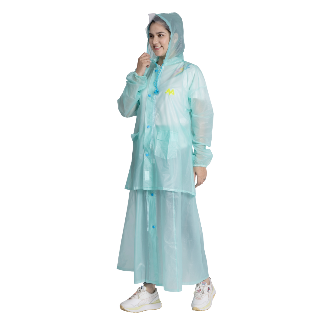 62W SPLASH PVC Womens Skirt Top Rainsuit - Image 43