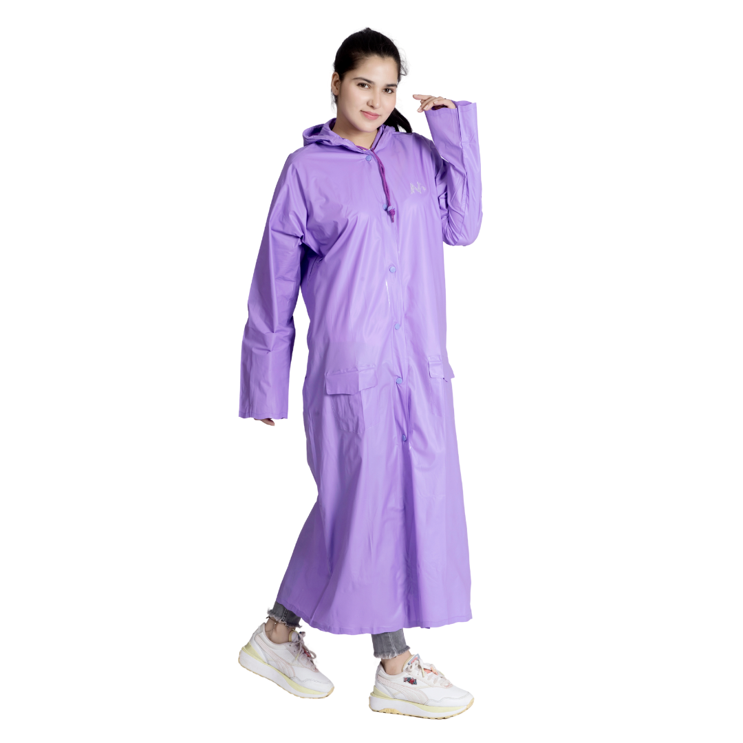 7W CRYSTAL Trans PVC Womens Raincoat - Image 49